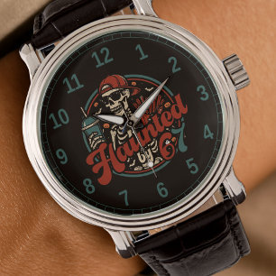 Montre Hanté par 67 Drôle d'Halloween Six Sept 67 Meme