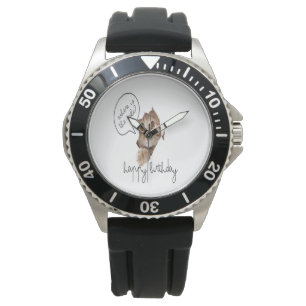 Montre Happy birthday, kitty, cat father, cat mother