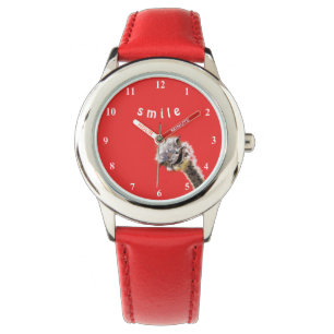 Montre Happy Ostrich Regardez vos couleurs - Texte
