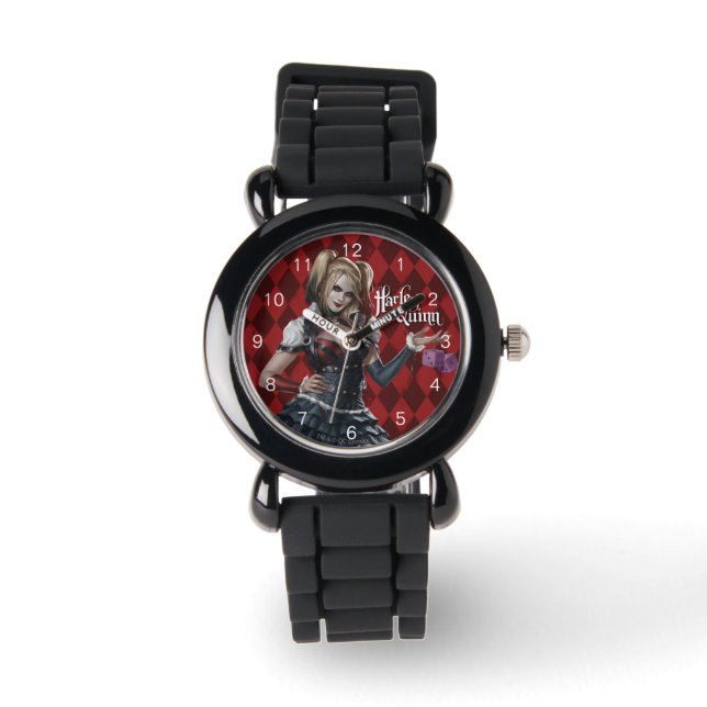 Montre Harley Quinn Avec Dice Fuzzy (Recto)