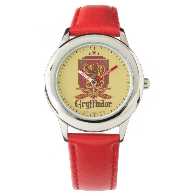 Montre Harry Potter | Badge Gryffindor QUIDDITCH™ (devant)