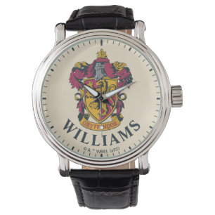 Montre Harry Potter Gryffindor Crest Gold et Red Watch