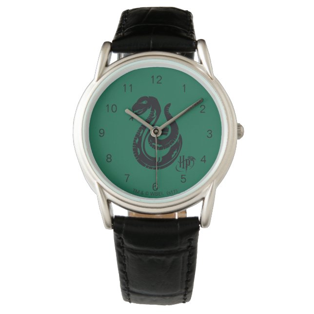 Montre Harry Potter | Icône de serpent de Serpentard (devant)