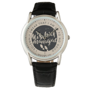 Montre Harry Potter   Marauder's Map Charms Typographie