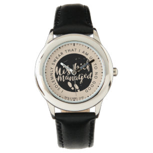 Montre Harry Potter Marauder's Map Charms Typographie