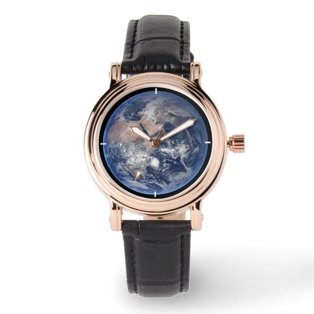 Montre Hémisphère Est Sur La Planète Terre. (Recto)