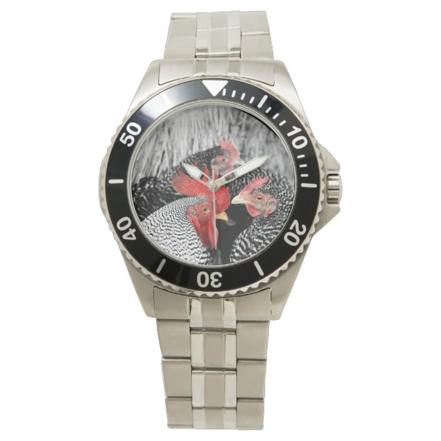 Montre Hen pour éleveur de poulet ou rural (devant)
