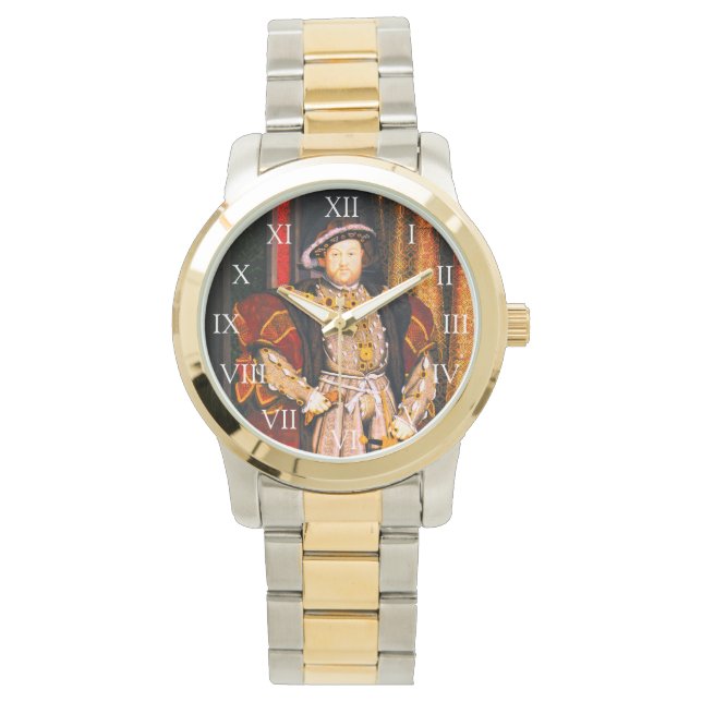 Montre Henry VIII Tudors Histoire King England six femmes (devant)