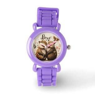 Montre Hérisson amoureux