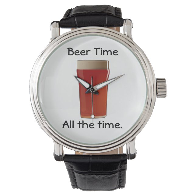 Montre Heure de la bière Tout le temps (devant)
