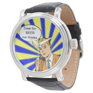 Montre Heure drôle pour la bière