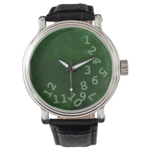 Montre heures folles vertes
