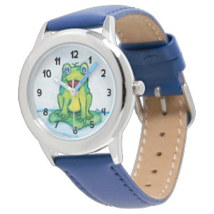 Montre heureuse de grenouille (w/Numbers)
