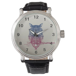 Montre hibou celtique magique