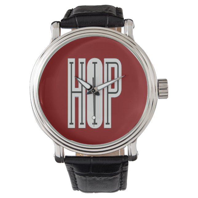 Montre Hip hop Watch (rouge) (devant)