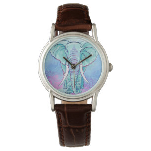 Montre Hippie de bohémien d'éléphant de mandala