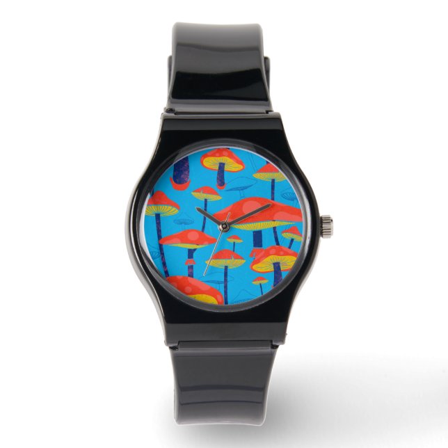 Montre Hippie Dreamy Retro Vibe Enchanter Champignons (Recto)
