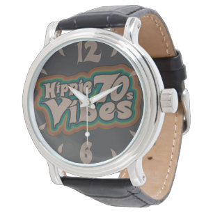 Montre Hippie Vibes les années 70 soixante-dix vintage ré