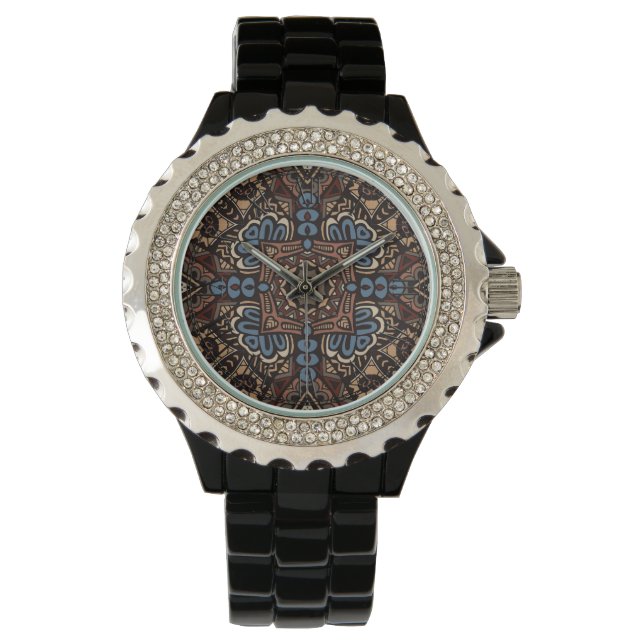 Montre Hippy Peace Retro Colorful Boho Chic (devant)