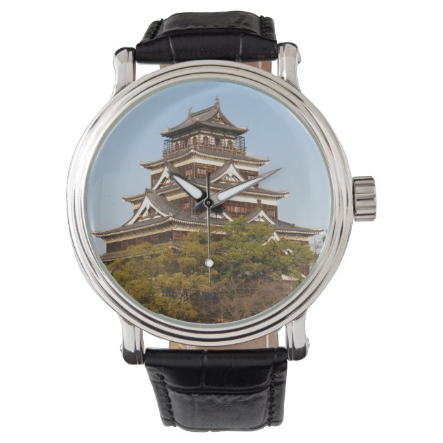 Montre Hiroshima Castle 広 島 城, Hiroshima, Japon (devant)