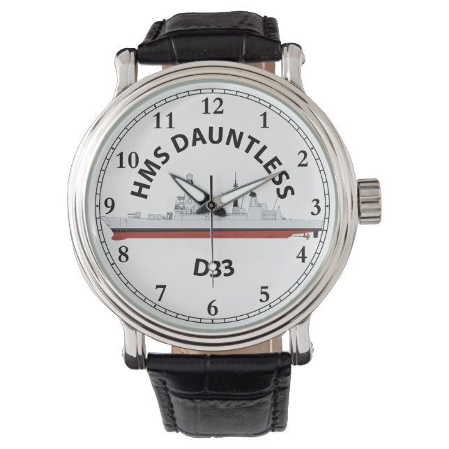 Montre HMS intimidable - D33 - TYPE 45 (devant)