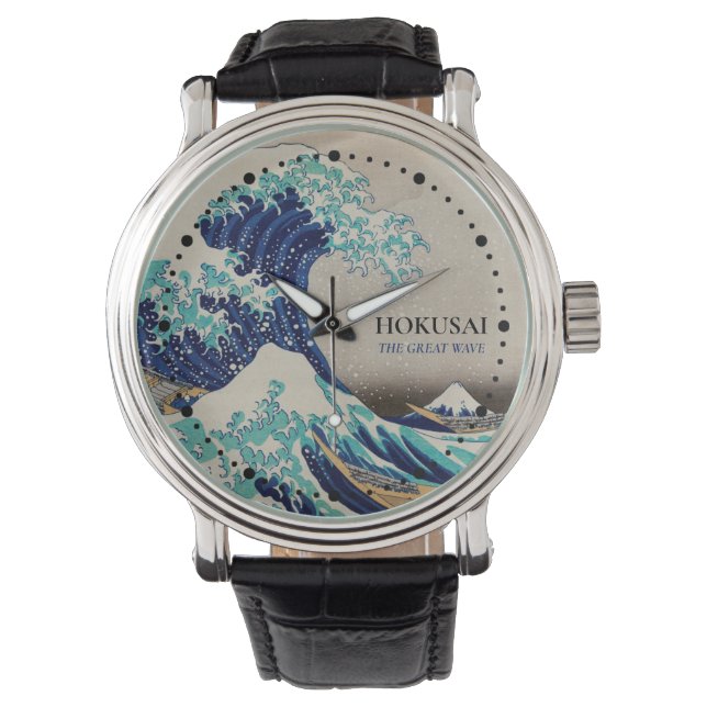 Montre Hokusai : La Grande Veille de la Vague (devant)