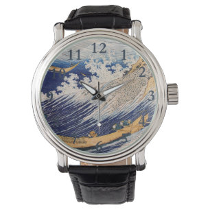 Montre Hokusai Ocean Waves Sea Boats