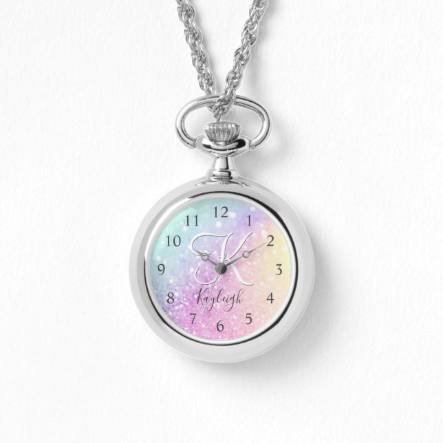 Montre Holographe de Parties scintillant glamour Monogram (Recto)