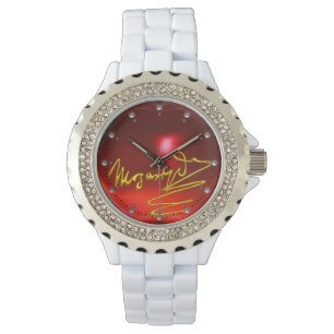Montre HOMAGE À MOZART Composer 3D Gold Signature Rouge