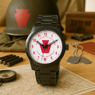 Montre Hommage à la 28e division d'infanterie "Feu et Mou