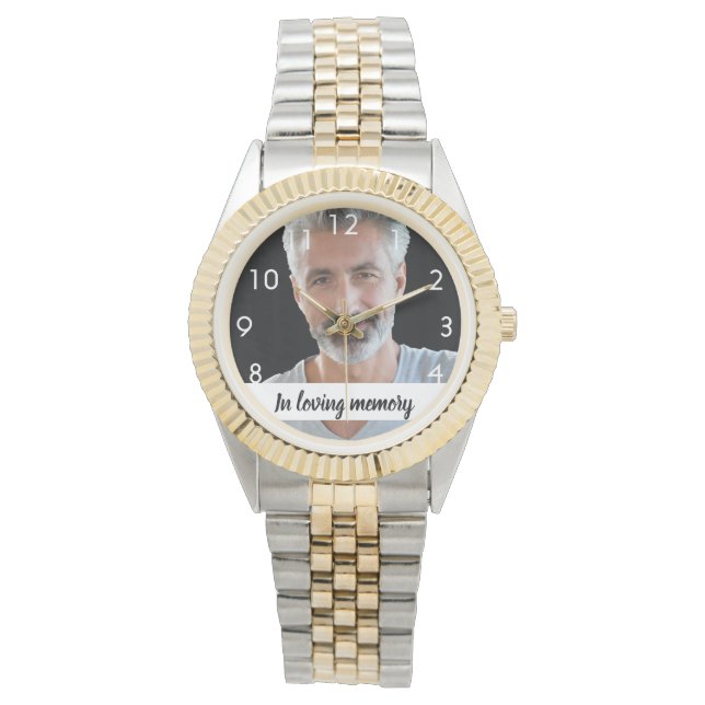 Montre Homme de la photo personnalisée  (devant)