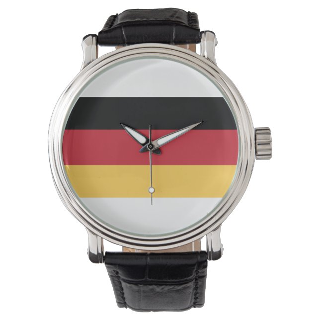 Montre Homme Drapeau Allemand (devant)