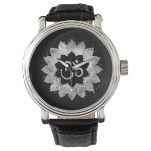 Montre *~* Hommes OM Aum Nouvel Âge Mandala Spirituel