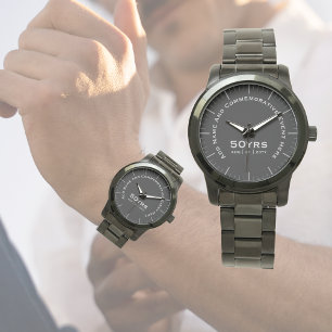 Montre Hommes sur mesure Retraite personnalisée Nouveau e