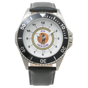 Montre Homme's Watch Custom Basketball - Ajouter nom/numé