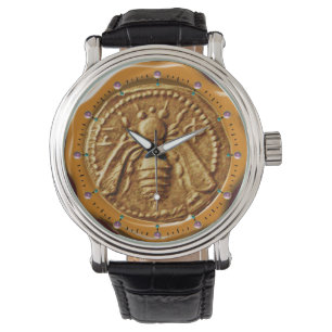 MONTRE HONEY BEE SCEAU DE CIRE BROWN / OEUVRE DE CONSERVA