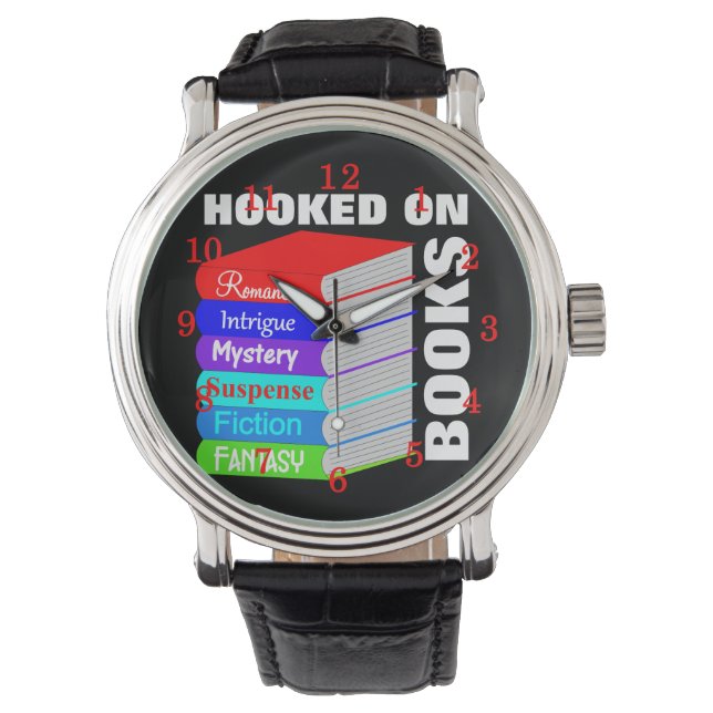 Montre Hook Sur Livres Amateurs De Livre Novelté Personna (devant)