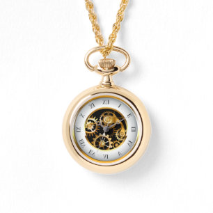 Montre Horloge à vapeur avec libellule mécanique