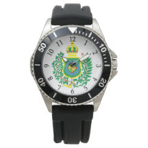Horloge avec Blason du Drapeau Impérial