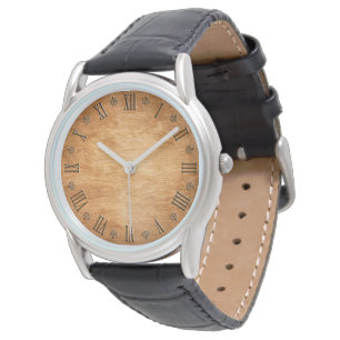 Montre Horloge avec chiffres romains et arrière - plan e