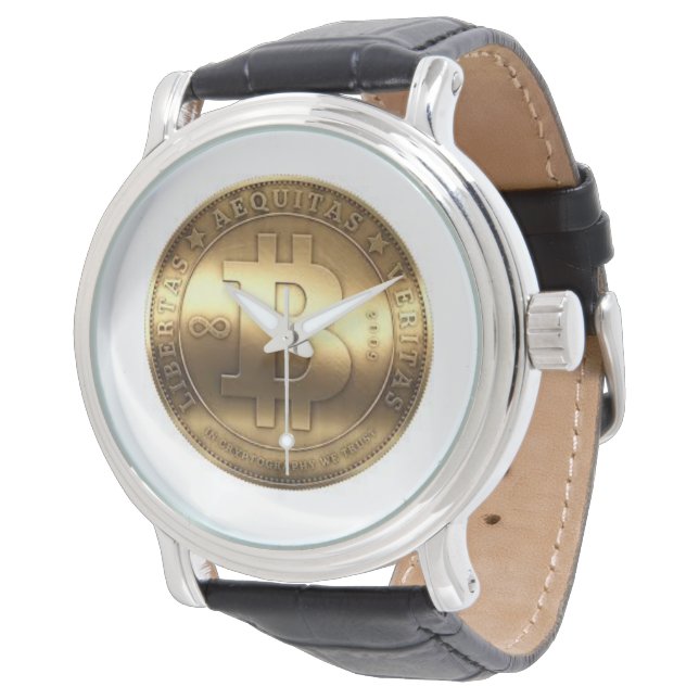 Montre Horloge Bitcoin (Incliné)