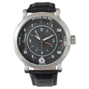 Montre Horloge de voiture classique du milieu des années 