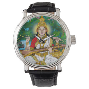 Montre Horloge Déesse Saraswati