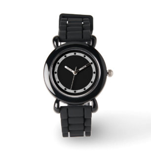 Montre Horloge Face Points Bague argent pour votre concep