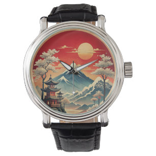 Montre Horloge murale japonaise Wristwatch