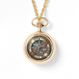 Montre Horloge Vintage Steampunk - Élégant engrenage méca