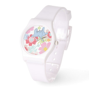 Montre Horton Entend Un Qui   Motif à fleurs Pastel