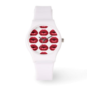 Montre Hot Red Lips Beauté