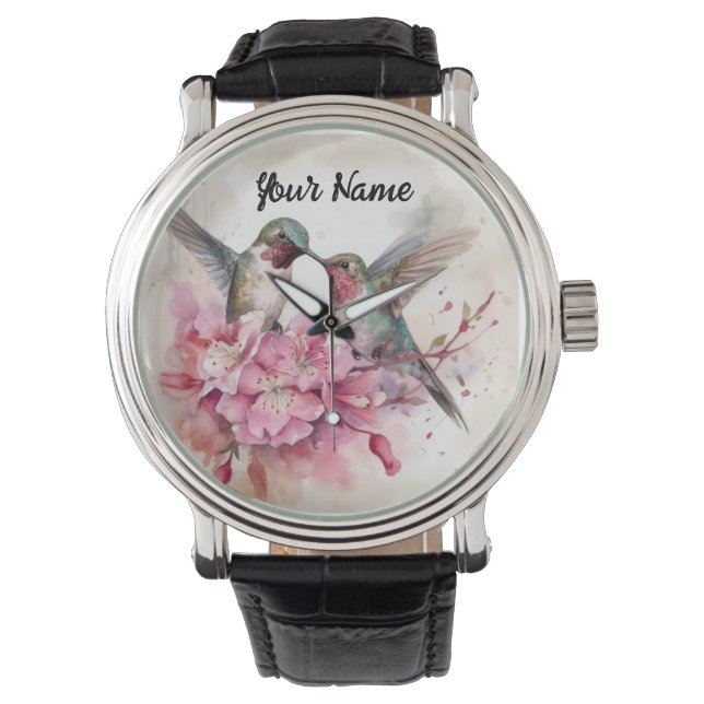 Montre Humming Birds with Flowers (devant)