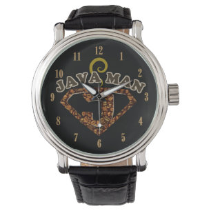 Montre Humour café homme Java